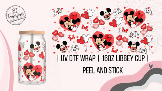 Valentine Mouse Couples UV DTF Wrap – Bubbly Zone