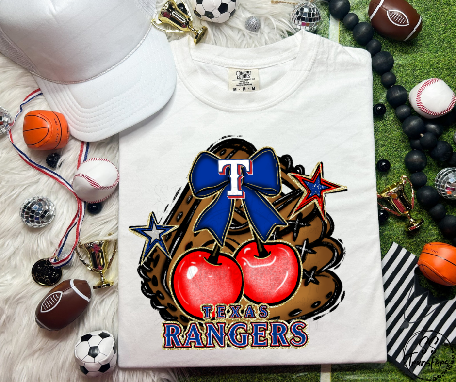 Pro Baseball Gloves and Cherries (Multiple Choices) DTF Transfer
