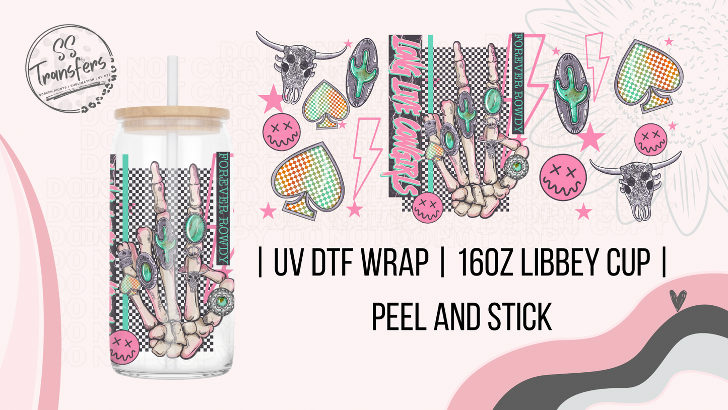Long Live Cowgirls Libbey UV Wrap