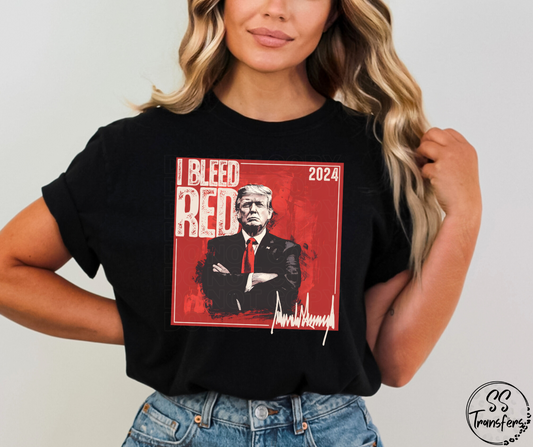 I Bleed Red DTF Transfer
