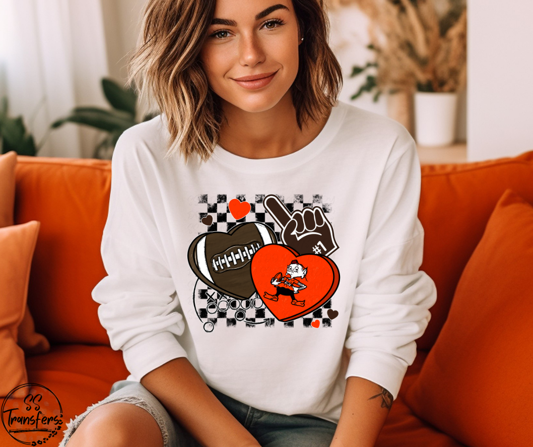 Heart Pro Teams (All Pro Teams Avail.) DTF Transfer