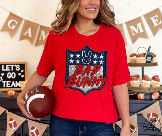 Bad B Faux Embroidered DTF Transfer