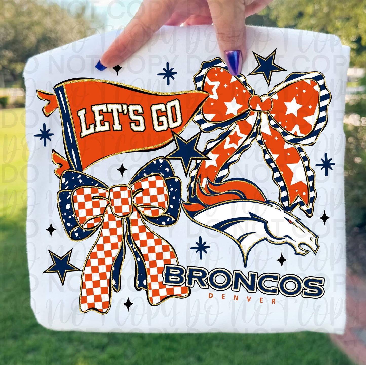 Let's Go Bows Pro (All Teams Avail.) DTF Transfer