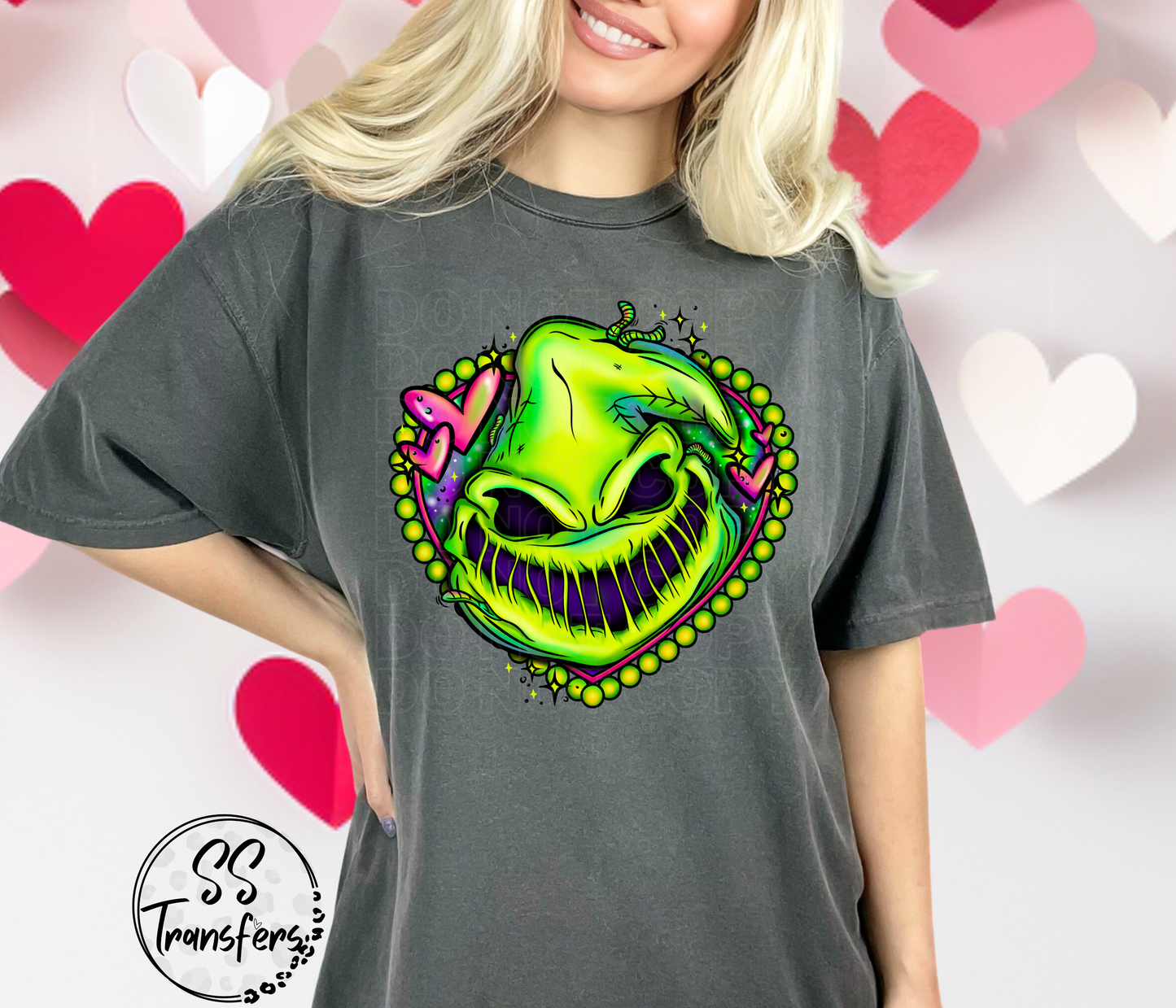Scary Guy Heart (Multiple Options) DTF Transfer