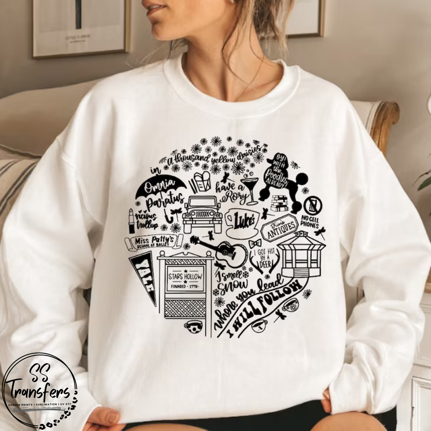 GG Circle DTF Transfer