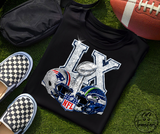 Faux Glitter Trophy SB DTF Transfer