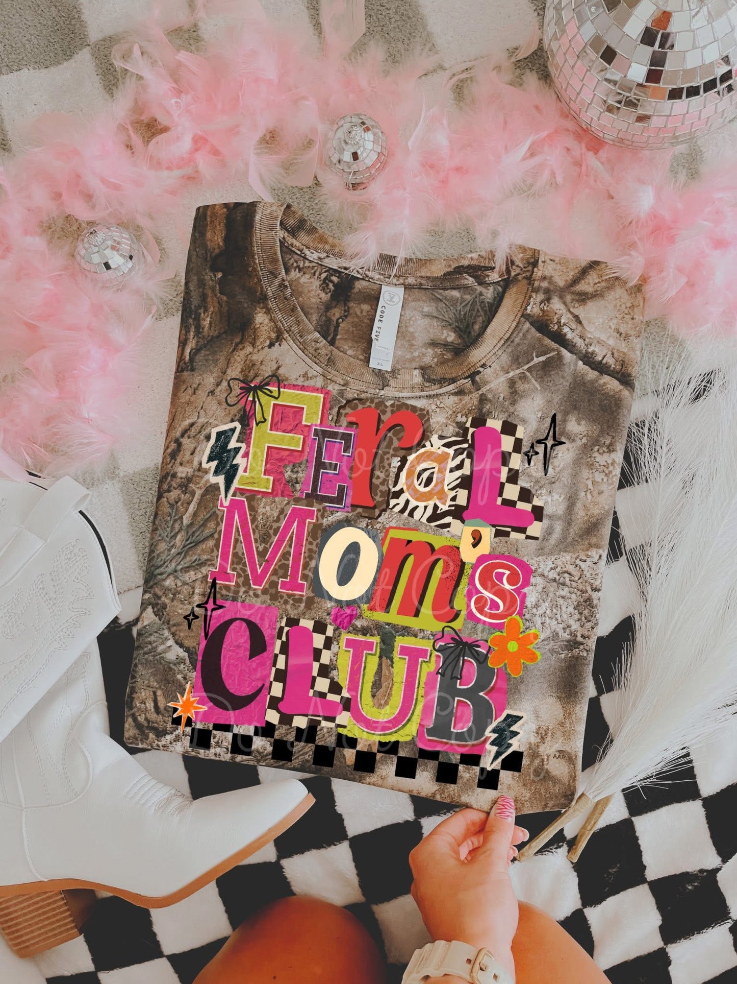Feral Moms Club DTF Transfer