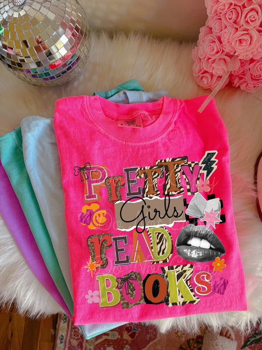 Pretty Girls Read Books DTF Transfer