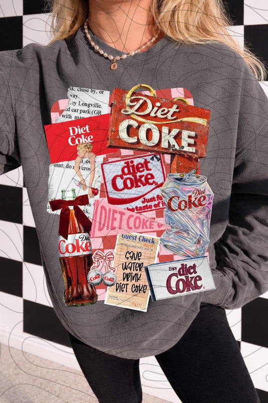 Diet C Collage DTF Transfer