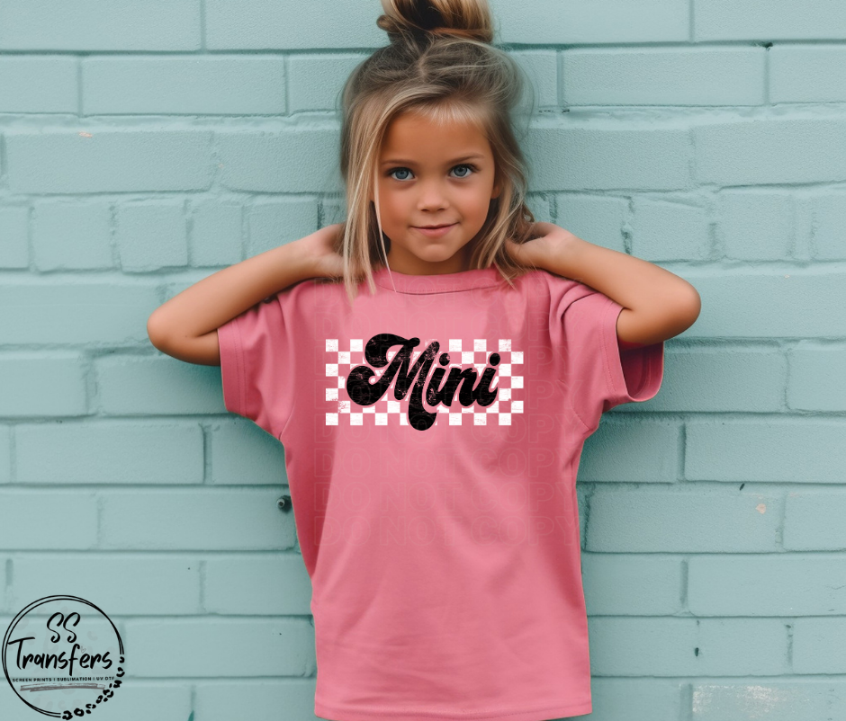 Checkered Mini (Multiple Colors) DTF Transfer