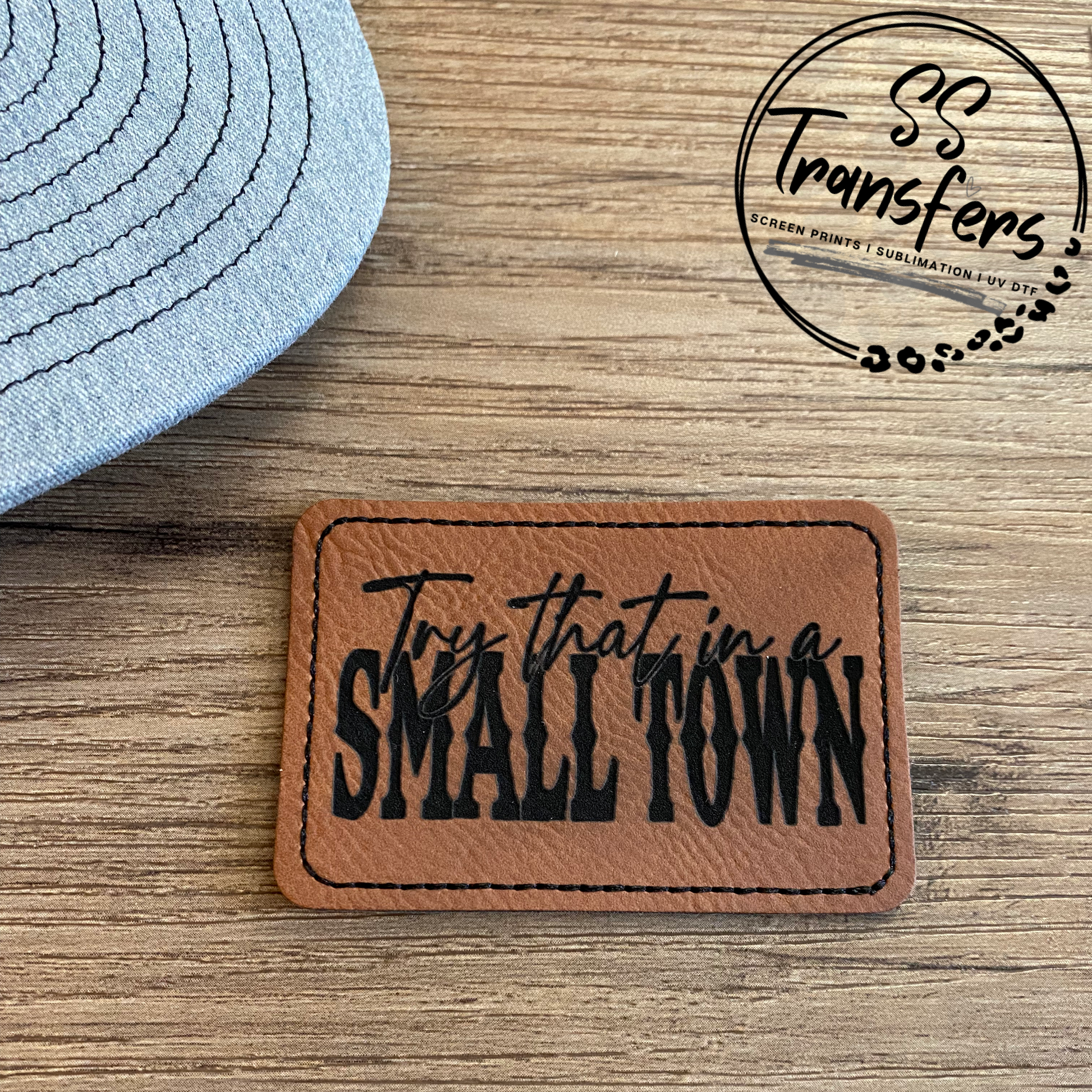 Small Town Collection Leather Patches – SS Transfers