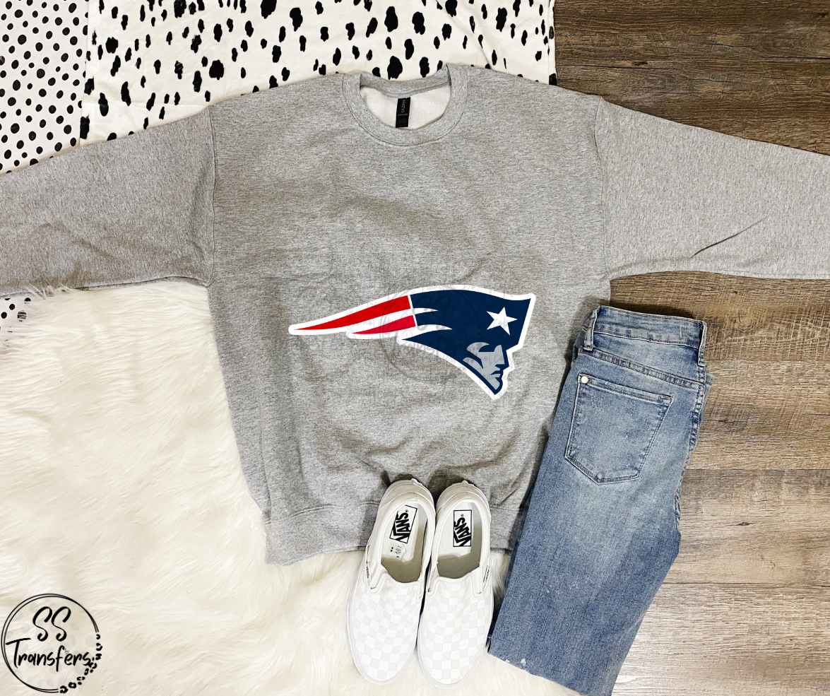 Pats Merch Oversized Pats/Crest *SS Exclusive* DTF Transfer – SS Transfers