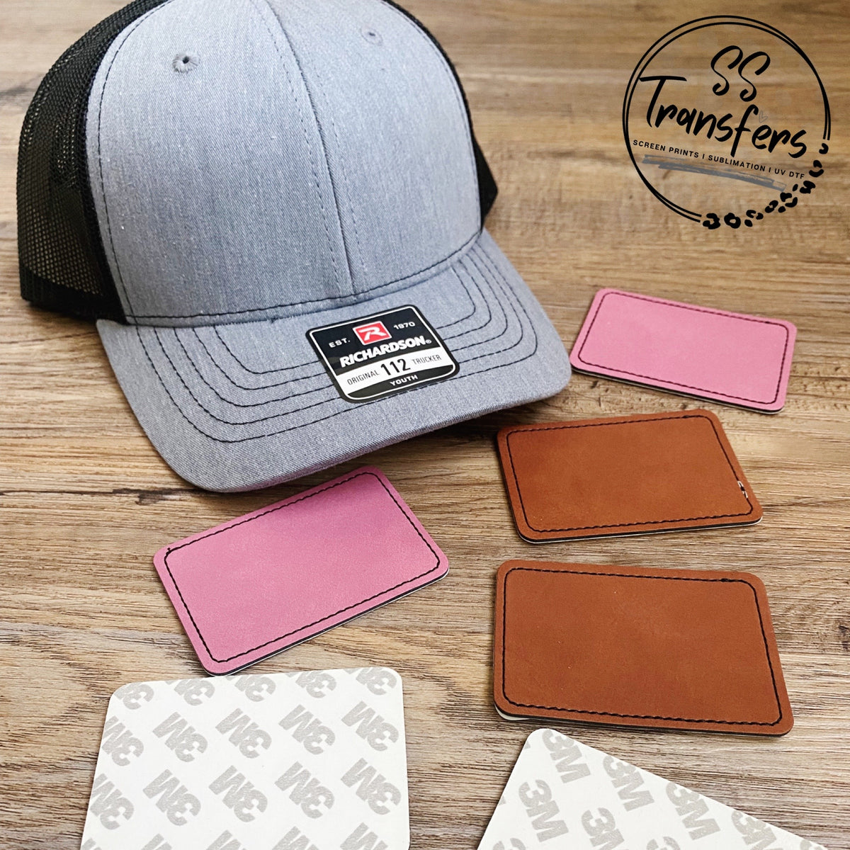 Customized Rectangle Patch Custom Rectangle Leather Patch – SS Transfers